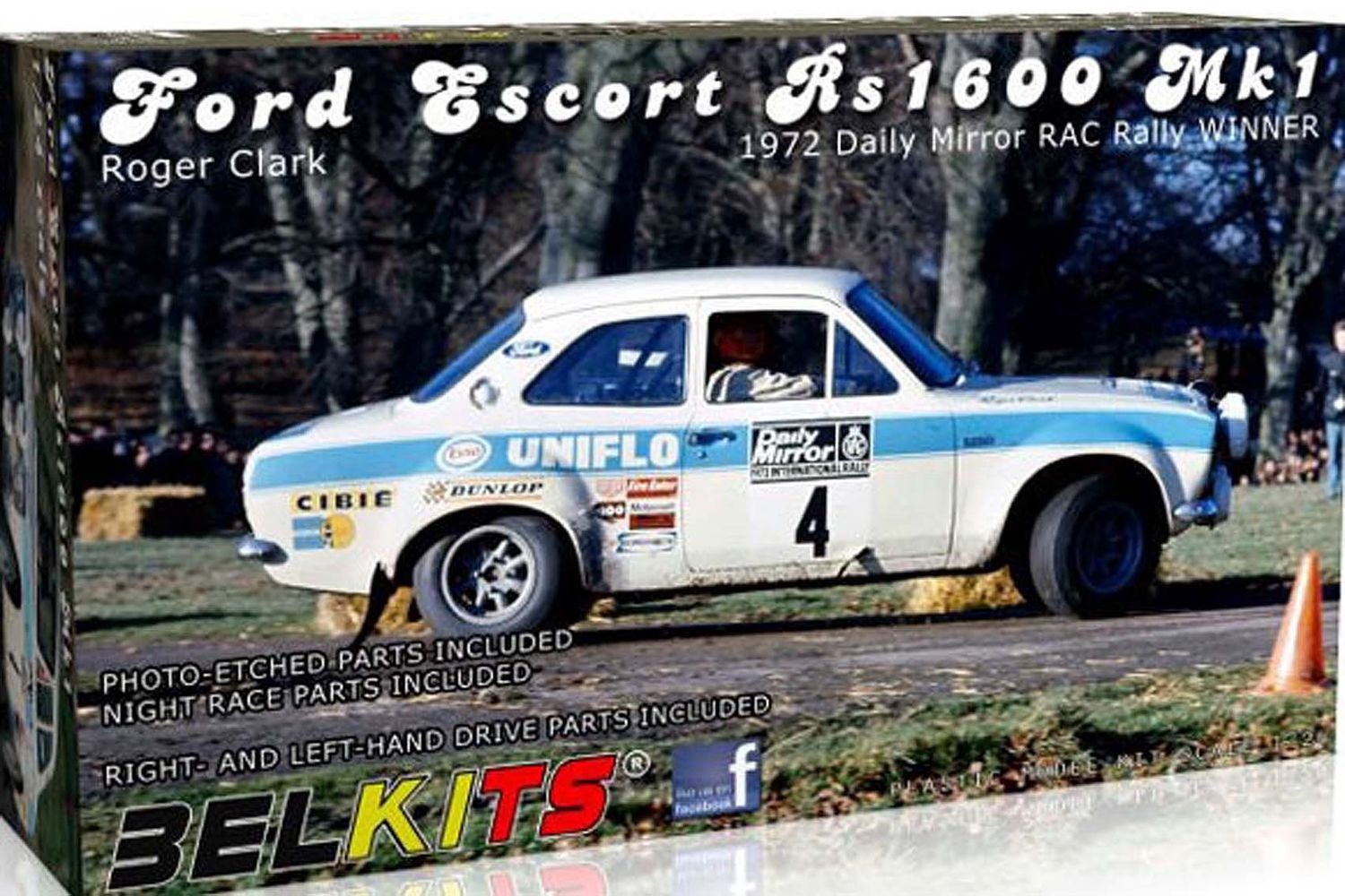 Cars, Bikes and Trucks Bel 1/24 Ford Escort RS1600 Mk.1 1972