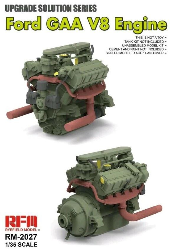 Military Ryefield 1/35 Ford GAA V8 Engine