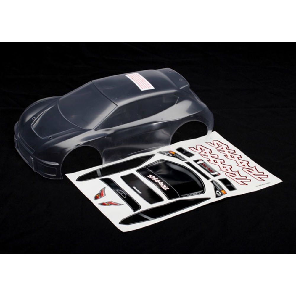 Body, 1/16 Rally (clear, requires painting)/ grill and light
