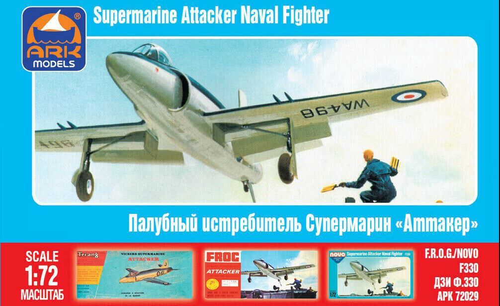 Aircraft Ark Models 1/72 Supermarine Attacker Naval Fighter