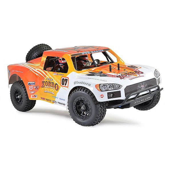 Zorro 1/10 Trophy Truck EP Brushless 4WD RTR (Orange/White)