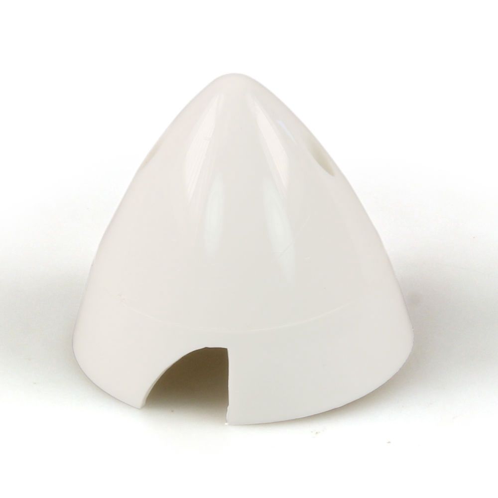 2 1/2in (63mm) White Nylon Spinner