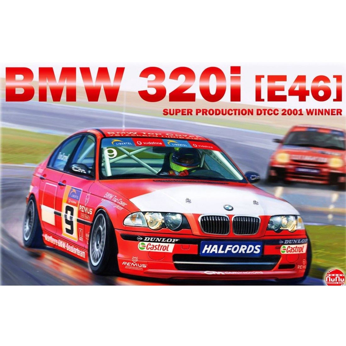 Cars, Bikes and Trucks Nunu Models 1/24 BMW 320i (E46) Super Production DTCC 2001 Winner