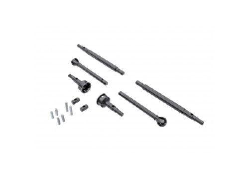 Hardened Steel Axle Shafts &amp; Stub Axle Set (2) TRX-4M