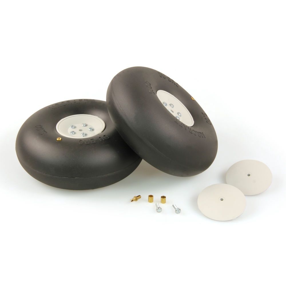 Smooth Inflatable Wheels 5" (Pair)