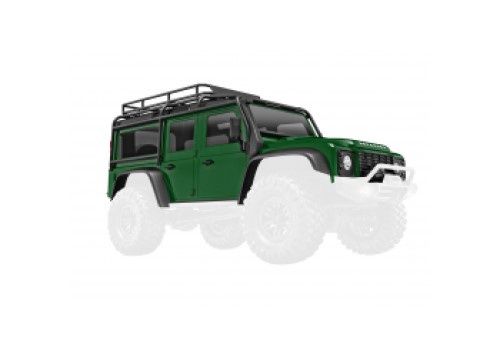Land Rover Defender Body (Green  Painted) TRX-4M