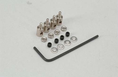 Adjustable Rod Stoppers (Pack of 4)