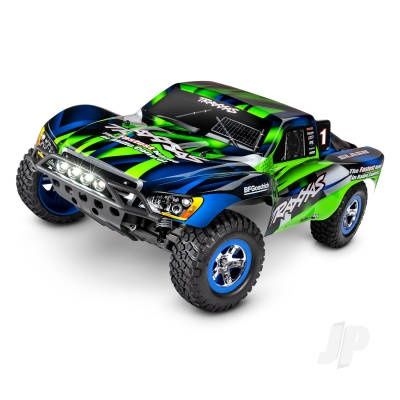 Green Slash 1:10 2WD RTR Electric Short Course Truck (+ TQ 2-ch, XL-5, Titan 550, 7-Cell NiMH, DC charger, LED lights)