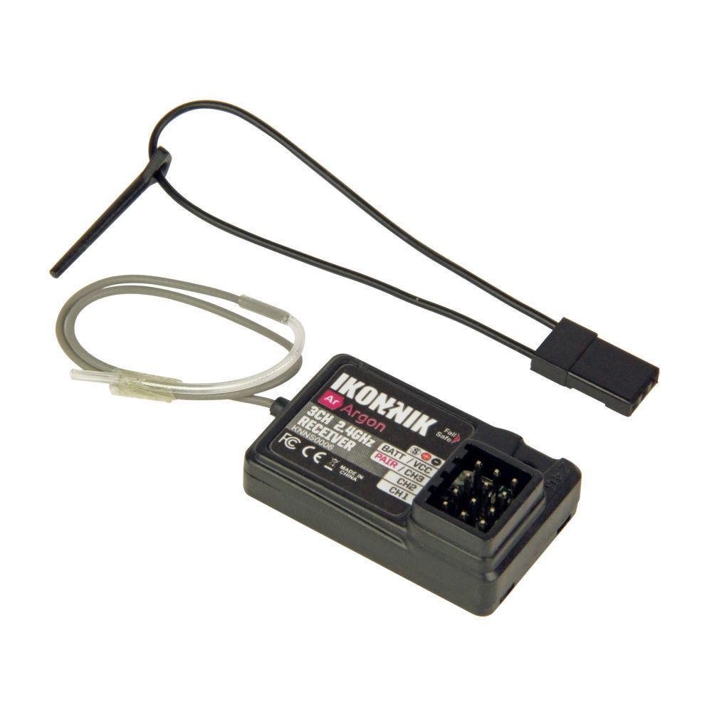 3-Channel 2.4GHz Argon (Ar) Receiver (for 1:18 Scale)