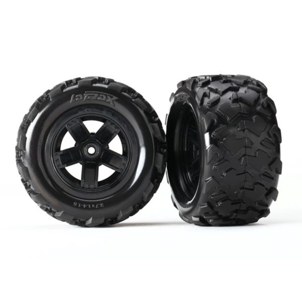 Tyres &amp; wheels, assembled, glued (Teton 5-spoke wheels, Teton Tyres) (2)