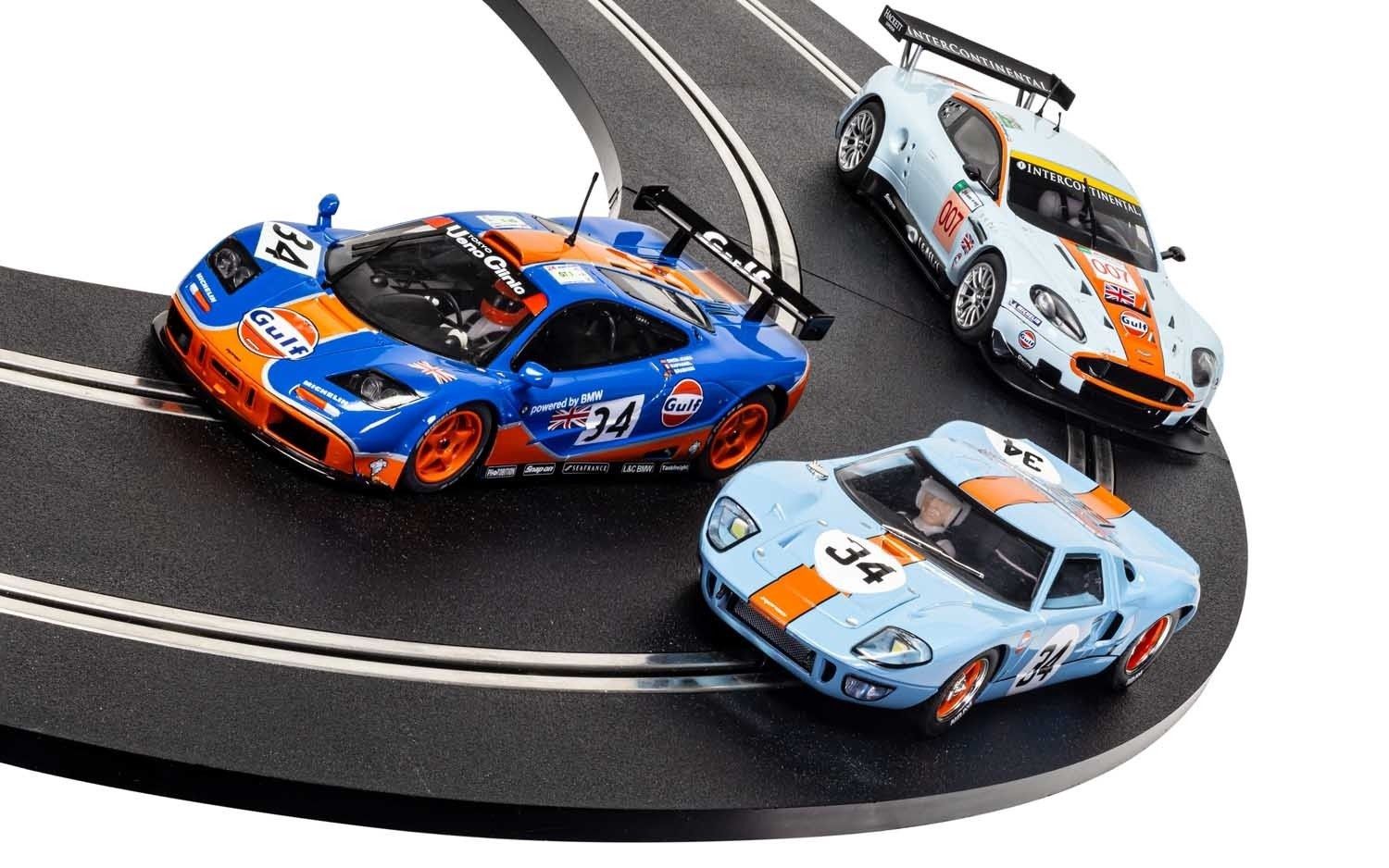 Scalextric ROFGO Collection Gulf Limited Edition Triple Car Pack - C4109A