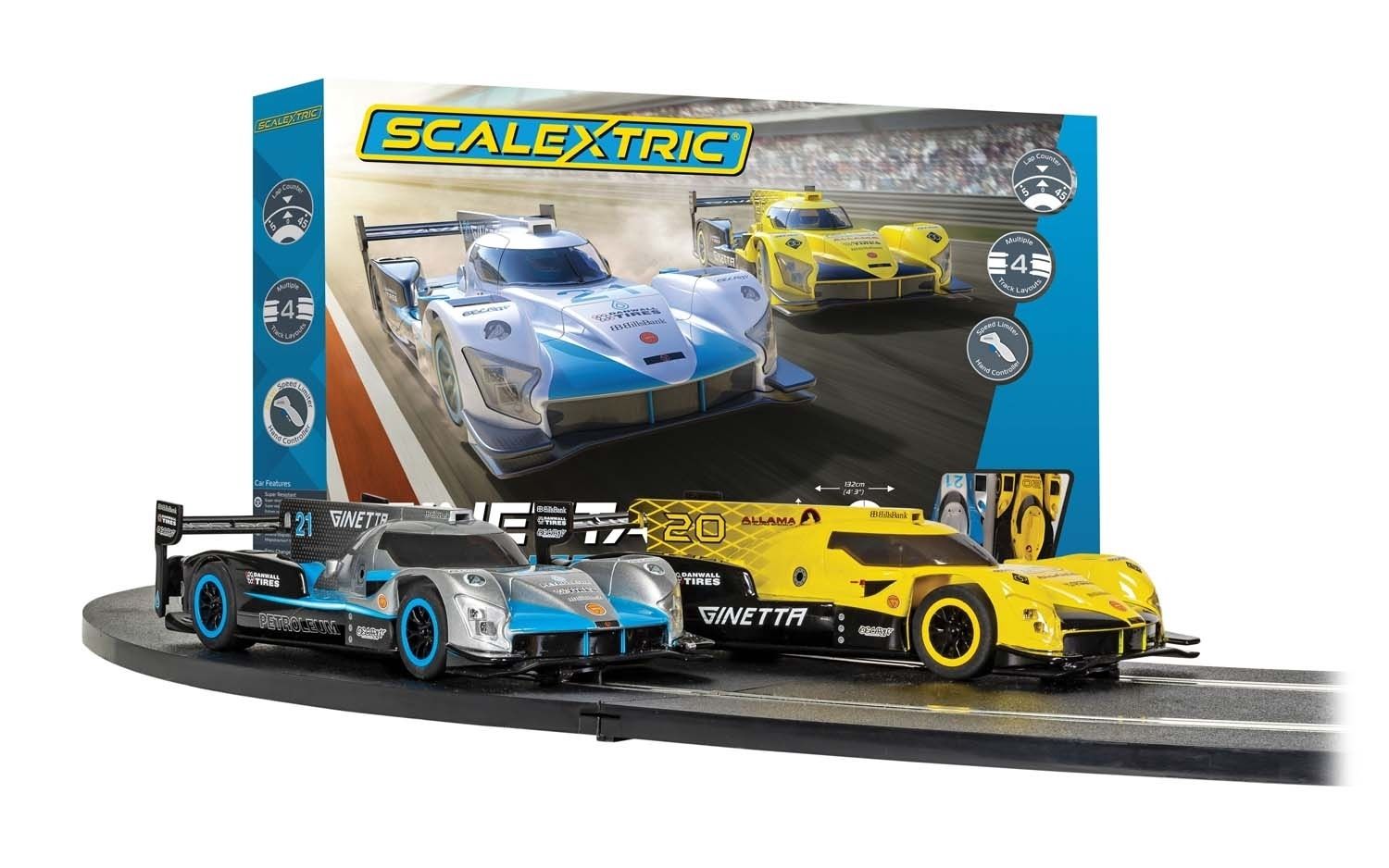 Ginetta Racers - Silver Ginetta G60-LT-P1 vs Yellow Ginetta G60-LT-P1