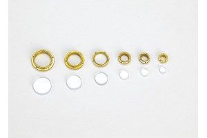 Brass Flanged Portholes (10) - 8mm