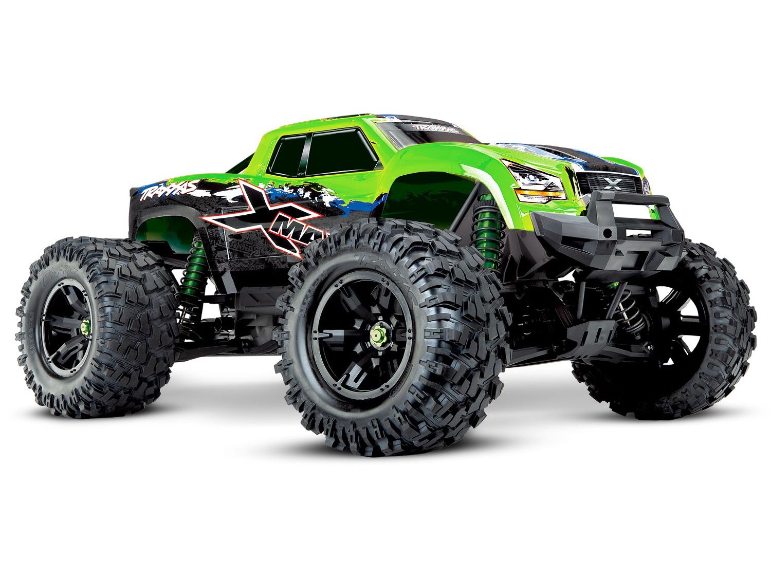 X-Maxx 1/7 4WD 8S (VXL-8S/TQi/No Batt/No Chg) - Green X