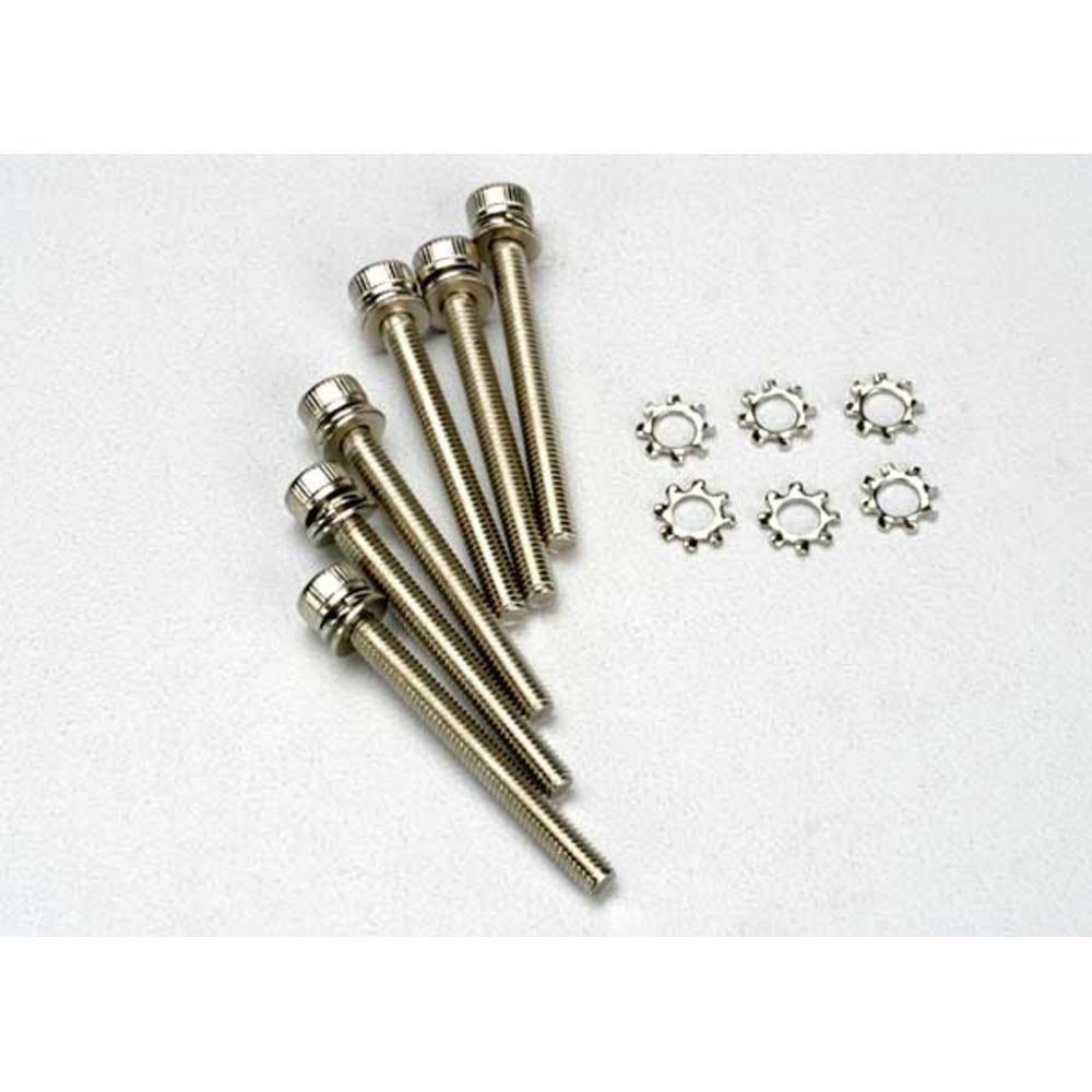 Screws, 3x28mm cap-head machine (hex drive) (6 pcs) / 3x6mm ELW (6 pcs)