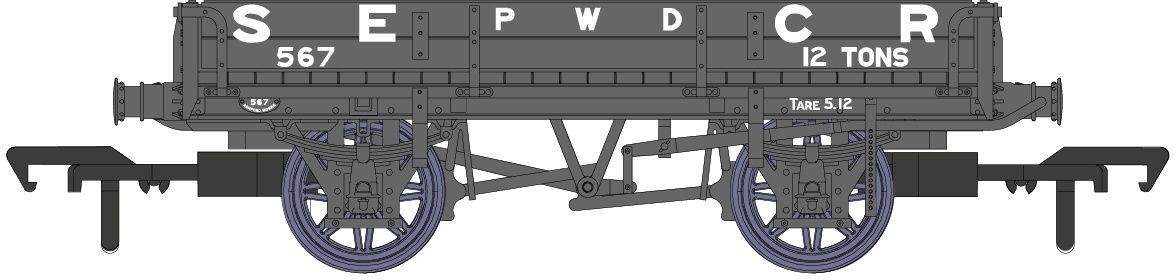 D1744 Ballast Wagon – SECR No.567