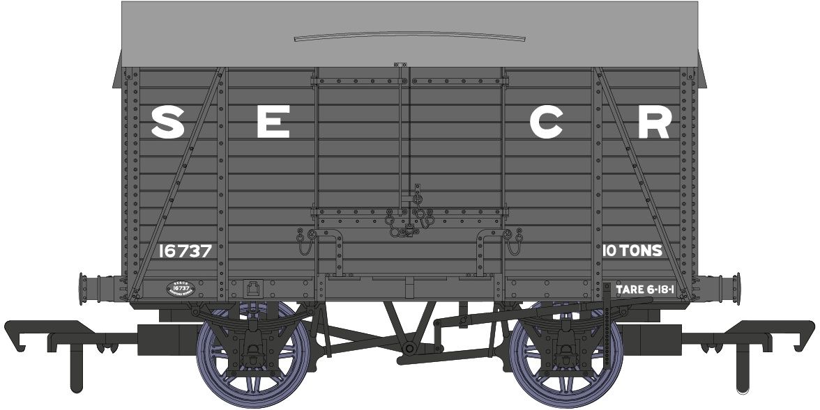 D1426 10t Covered Van – SECR No.16737