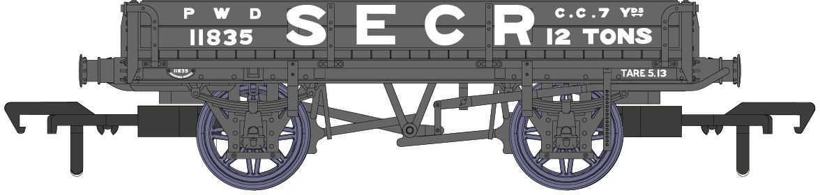 D1744 Ballast Wagon – SECR No.11835