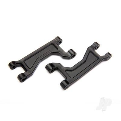 Suspension arms, upper, black (left or right, front or rear) (2pcs)