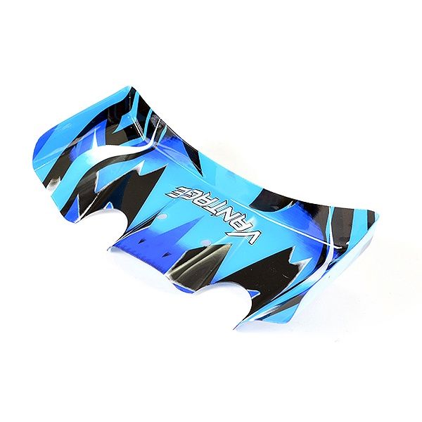 Vantage 2.0 Printed Rear Wing Blue/Black/White