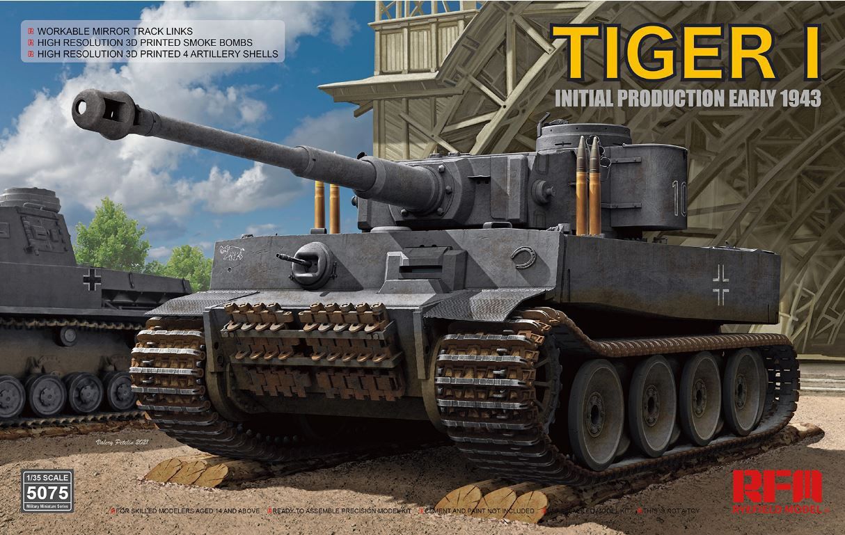Military Ryefield 1/35 Tiger I Initial Production Early 1943