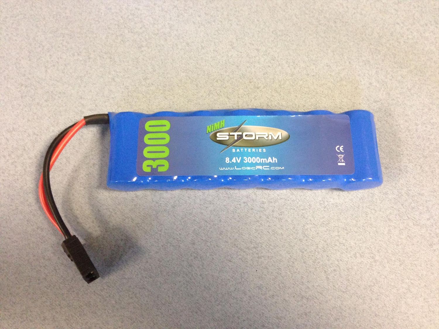 NiMH 8.4V 3000mAh Flat TRX Connector