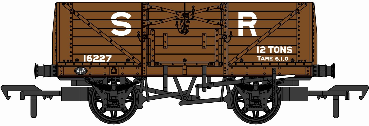 D1355 7 Plank Wagon - SR No.16227