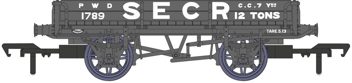 D1744 Ballast Wagon – SECR No.1789