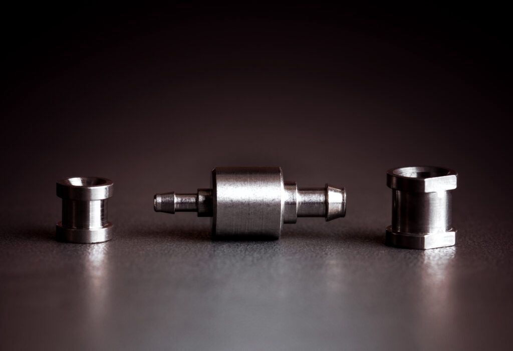 Inline adapter from 3mm ID to 2mm ID flex tube (Pack of 5)