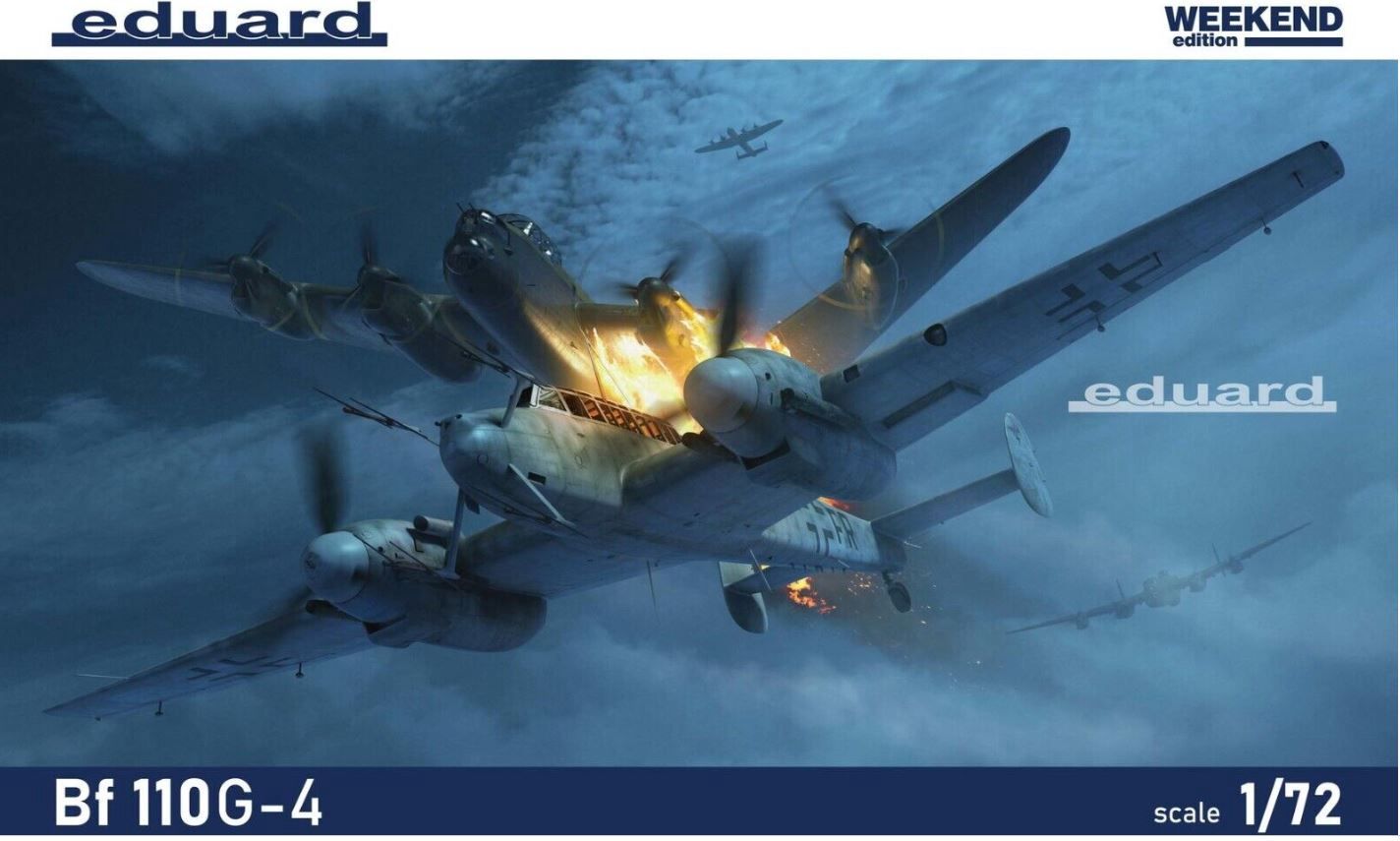 Aircraft Eduard 1/72 Bf 110G-4 Night Fighter Weekend edition