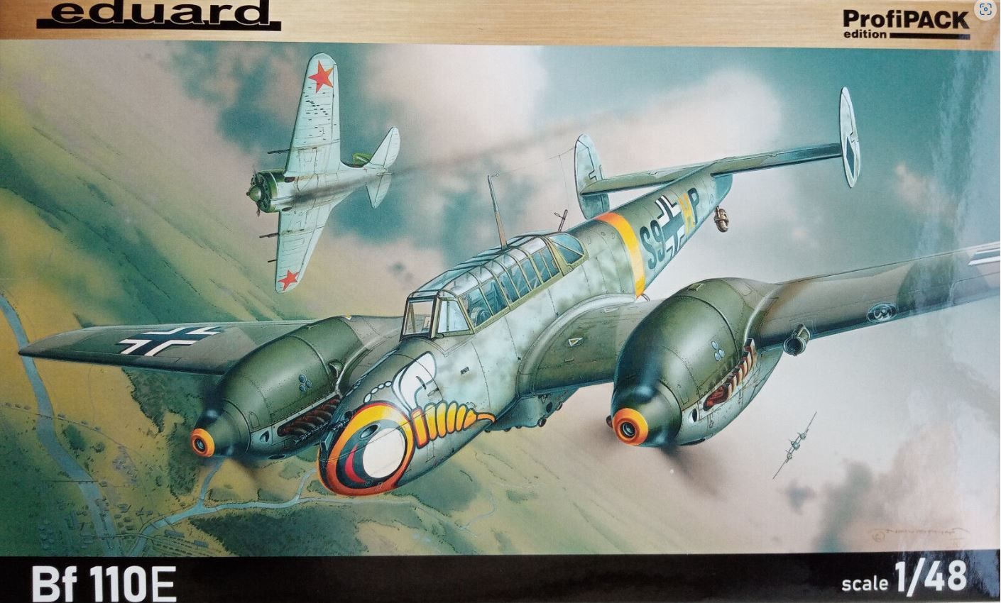 Aircraft Eduard 1/48 Messerschmitt Bf110E Profipack