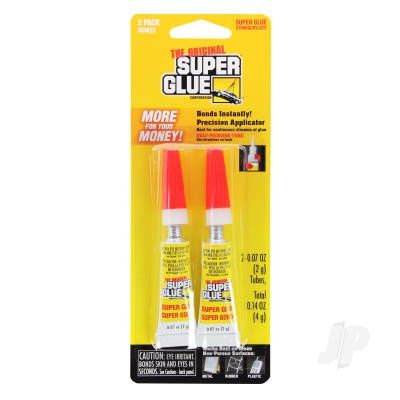 Super Glue 2-Pack Small Card (2x 0.07oz, 2g)