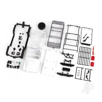 Land Rover Defender Body (White Unpainted) TRX-4M