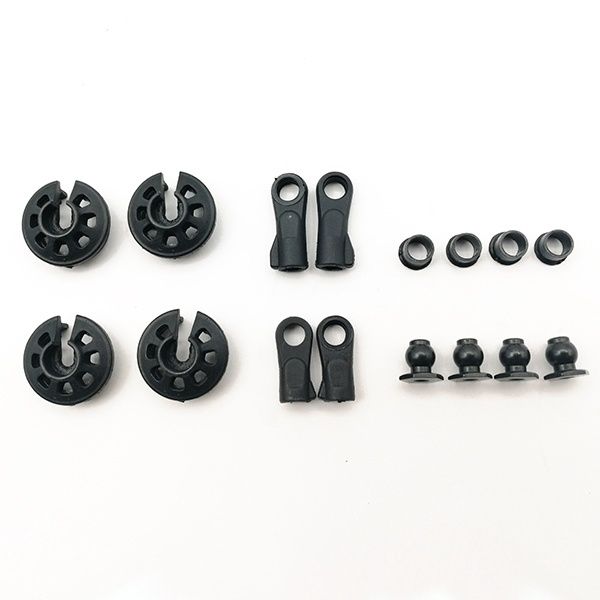 FTX DR8 MOULDED SPRING CUPS, SHOCK ENDS