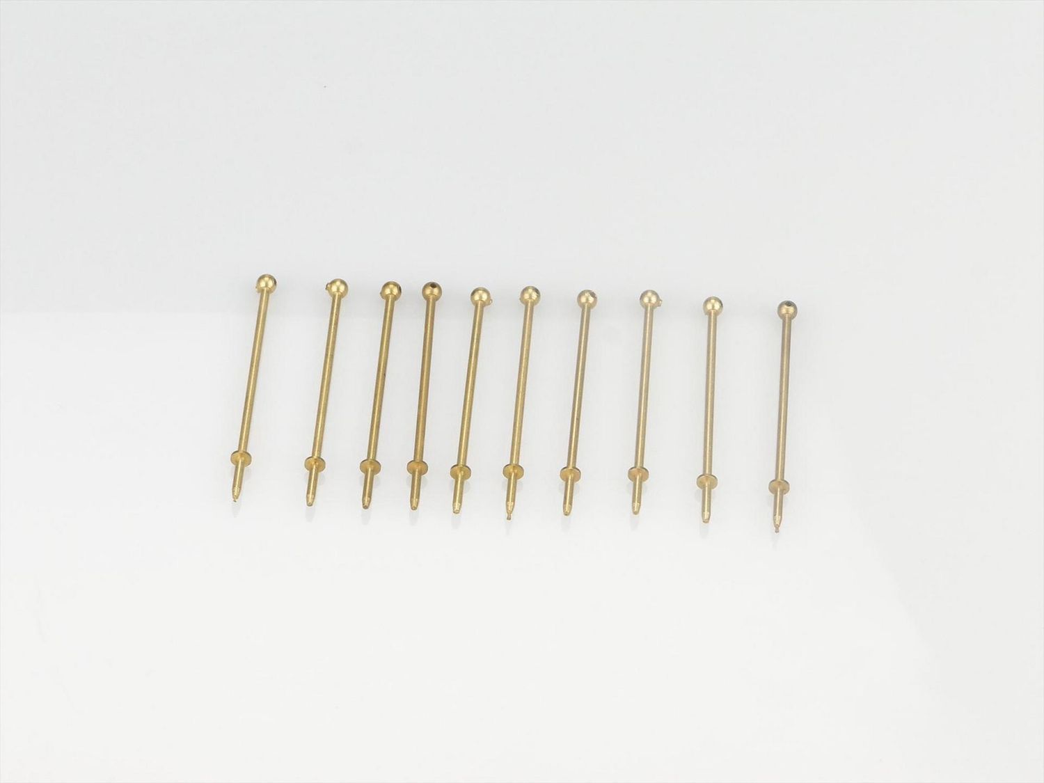 1 Hole Stanchion, Brass 35mm (Pk10)