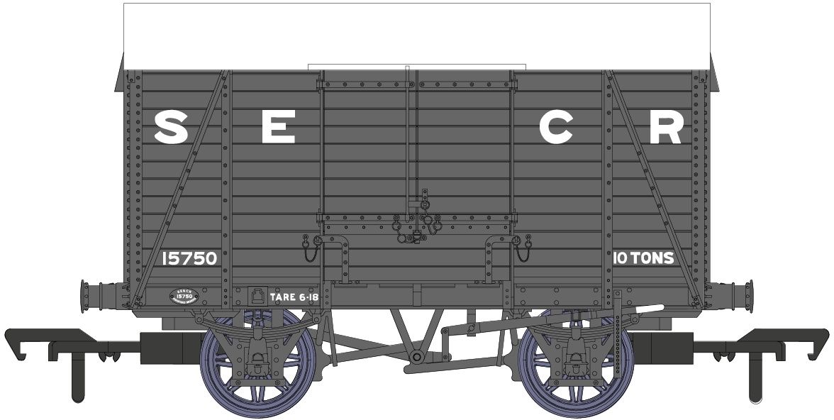 D1426 10t Covered Van – SECR No.15750