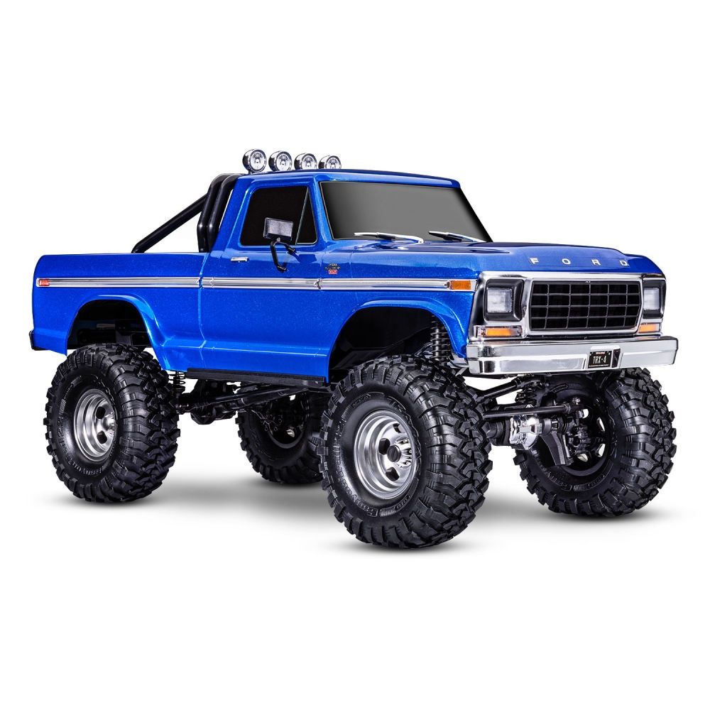 TRX-4 Ford F-150 Ranger XLT High Trail Edition 1:10 4WD Electric Trail Crawler, Blue (+ TQi 4-ch, XL-5 HV, Titan 550)