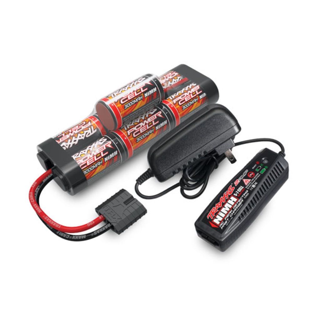 2A AC Charger w/2926X 8.4V,3000mAh Hump NiMH