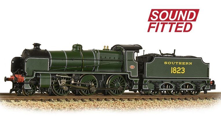 SE&amp;CR N Class 1823 Southern Lined Maunsell Green (DCC Sound Fitted)