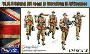 Military Gecko Models 1/35 British Machinegun Team, Marching (NW Europe)