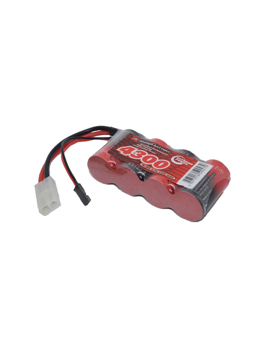 4.8V 4300mAh Battery Pack Vapextech NiMH Twin Lead