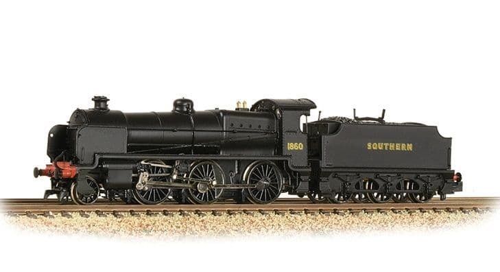 SE&amp;CR N Class 1860 Southern Black (Sunshine Lettering)