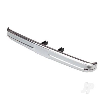 Traxxas Bumper, Front (chrome) / bumper mount / 3x10 BCS (2 pcs)