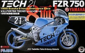 Cars, Bikes and Trucks Fujimi 1/12 Yamaha FZR 750 Tech 21 1985 Suzuki 8 Hour Endurance Race