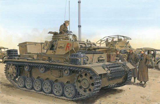Military Dragon 1/35 DAK Pz.Bef.Wg.III Ausf.H