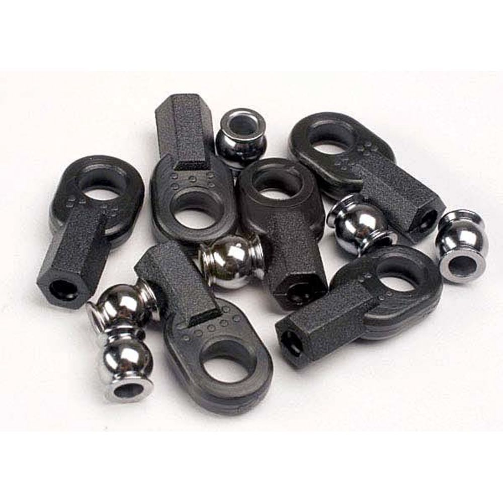 Rod ends, Long (6 pcs) / hollow ball connectors (6 pcs)