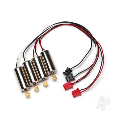 Motor, clockwise (high output, Red connector) (2 pcs) / motor, counter-clockwise (high output, black connector) (2 pcs)