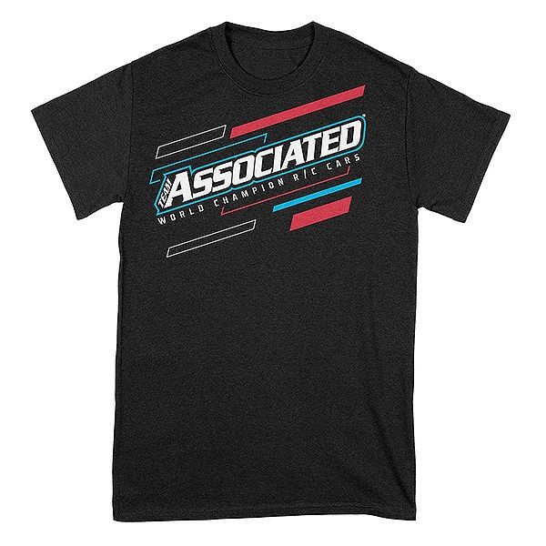 TEAM ASSOCIATED WC21 T-SHIRT BLACK (MEN'S MEDIUM)