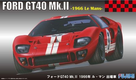 Cars, Bikes and Trucks Fujimi 1/24 Ford GT40 Mk.II 1966 Le Mans