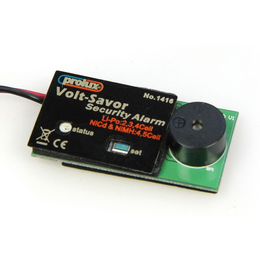 LiPo Low Voltage Alarm (Flash/Beep) 2-4 Cell